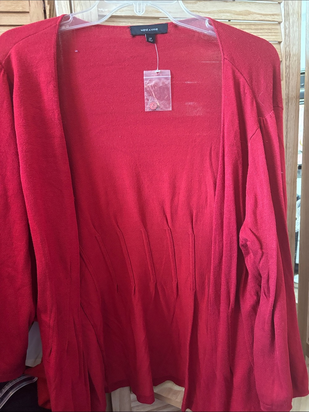 West & Vine Open-Front Women’s Cardigan LP NWOT